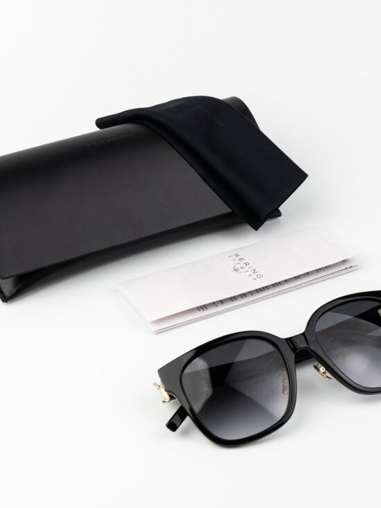 NEW Saint Laurent SLM105/F 002 Black Grey Gradient Square Unisex Sunglasses main image 6
